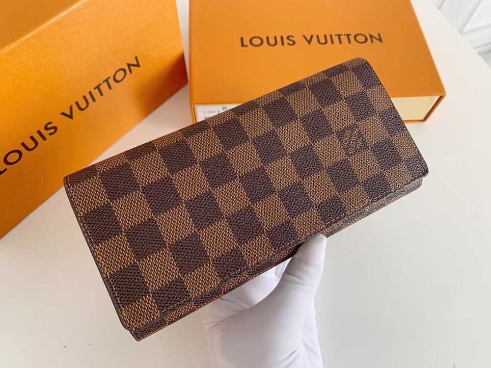 Louis Vuitton Damier Ebene Canvas Portefeuille Sarah Wallet - Picture 3 of 8